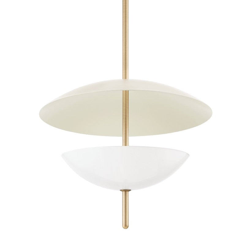 Troy Dion F6624-PBR/SSD Pendant Light - Patina Brass