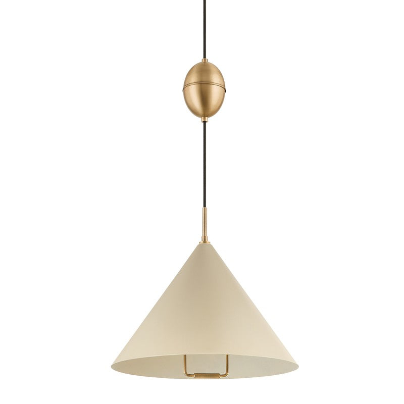 Troy Fontana F7618-PBR/SSD Pendant Light - Patina Brass