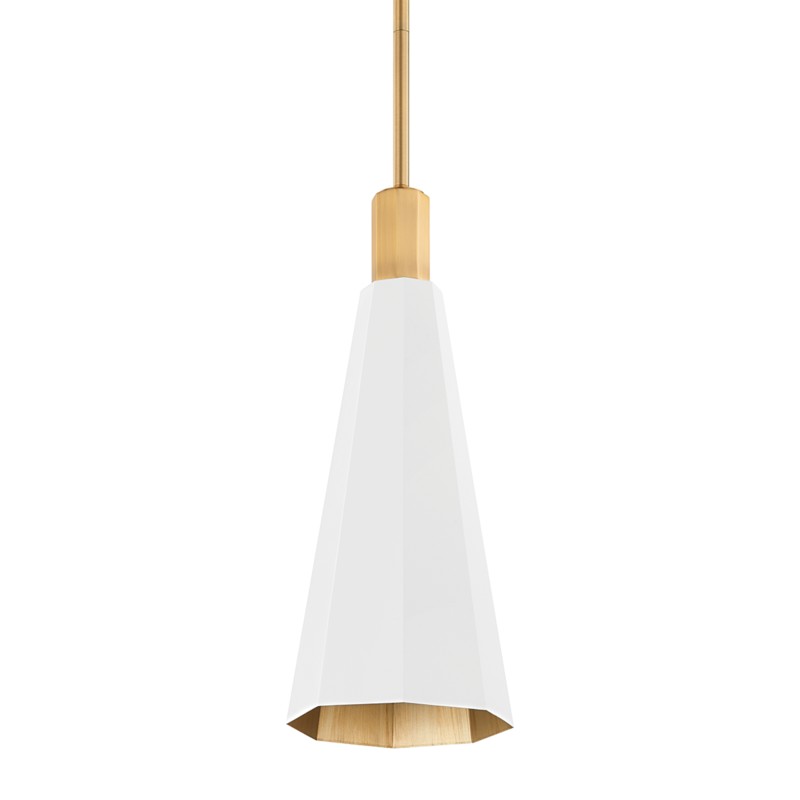 Troy Huntley F8308-PBR/SWH Pendant Light - Patina Brass