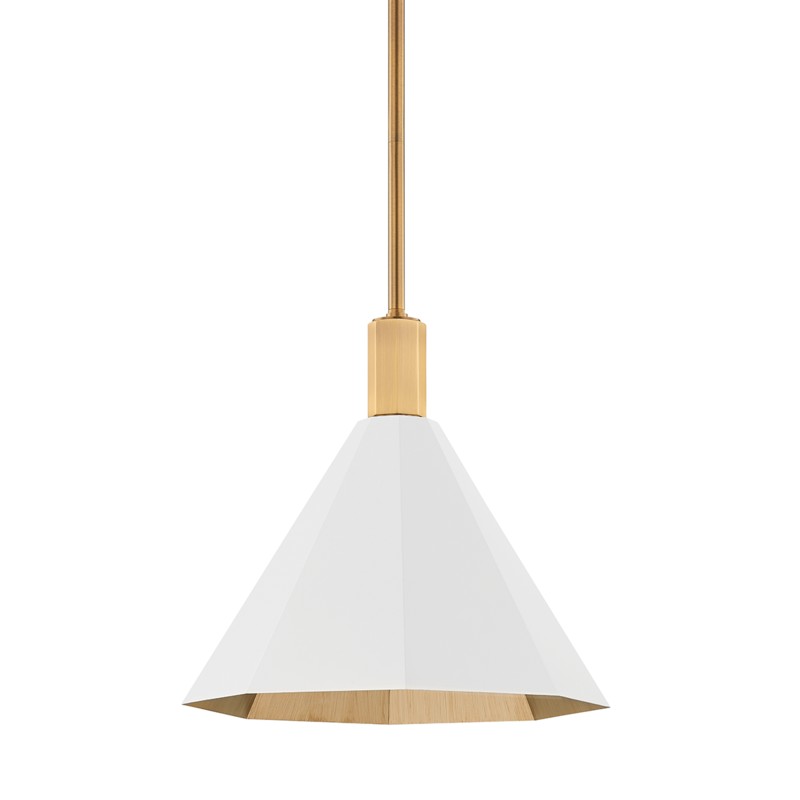 Troy Huntley F8315-PBR/SWH Pendant Light - Patina Brass