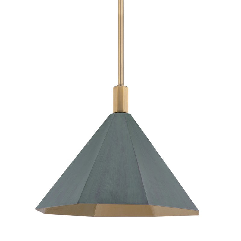 Troy Huntley F8322-PBR/VER Pendant Light - Patina Brass