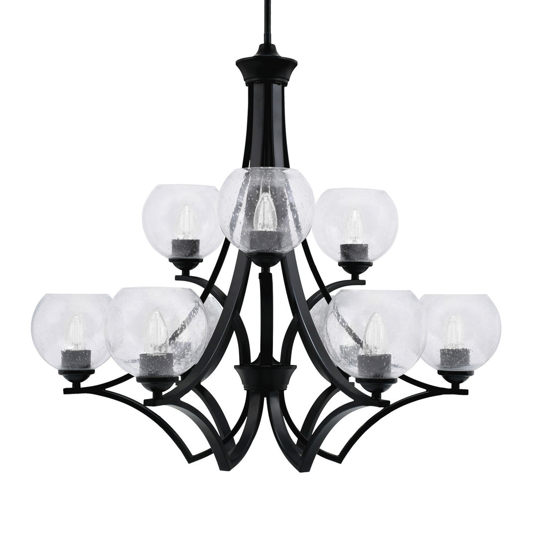 Toltec Zilo 569-MB-4100 Chandelier Light - Matte Black