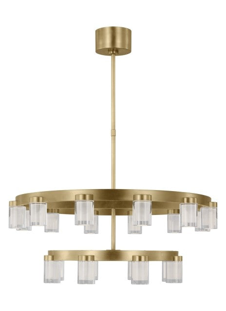 Visual Comfort Modern KWCH19827NB Chandelier Light - Natural Brass
