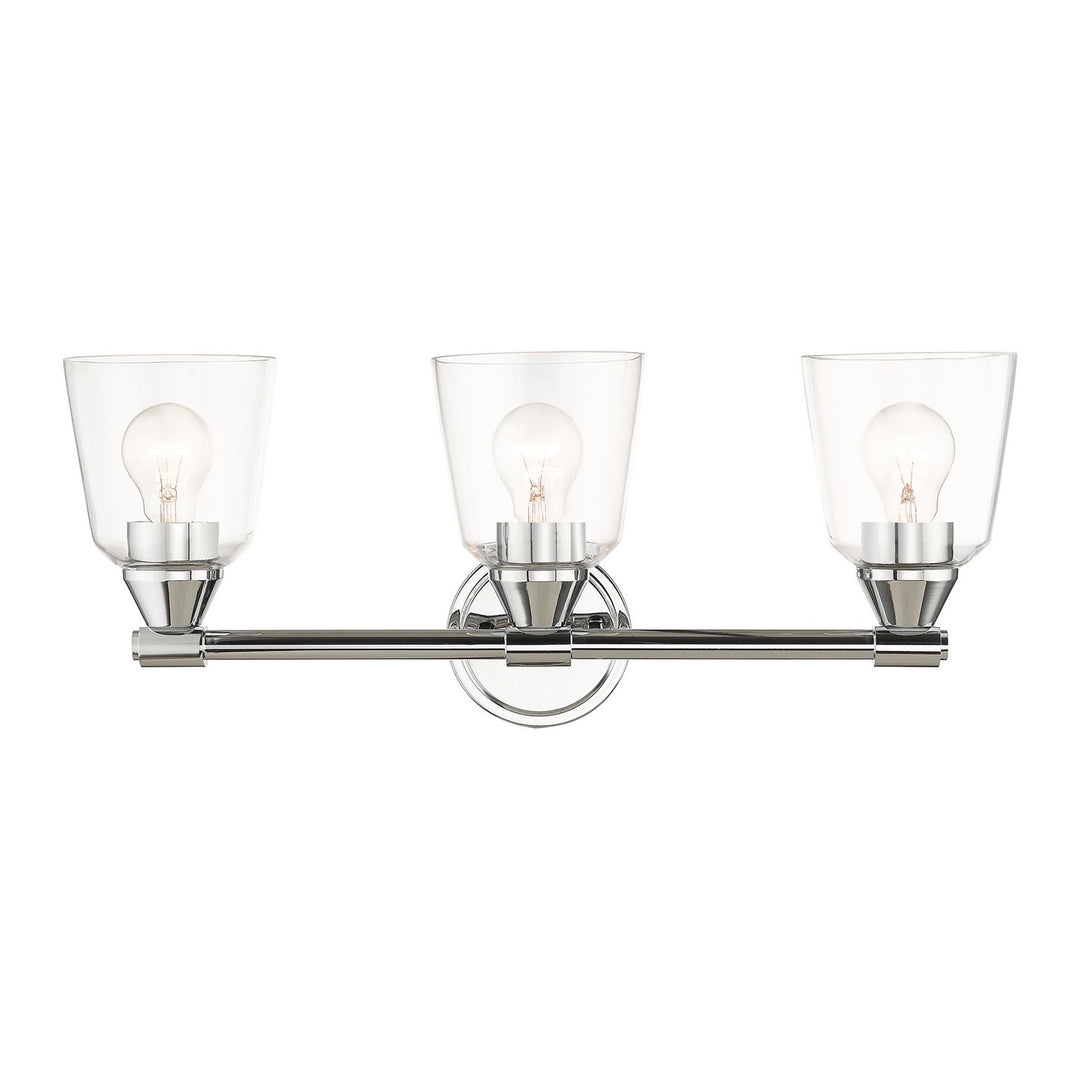 Livex Catania 16783-05 Bath Vanity Light 23 in. wide - Polished Chrome