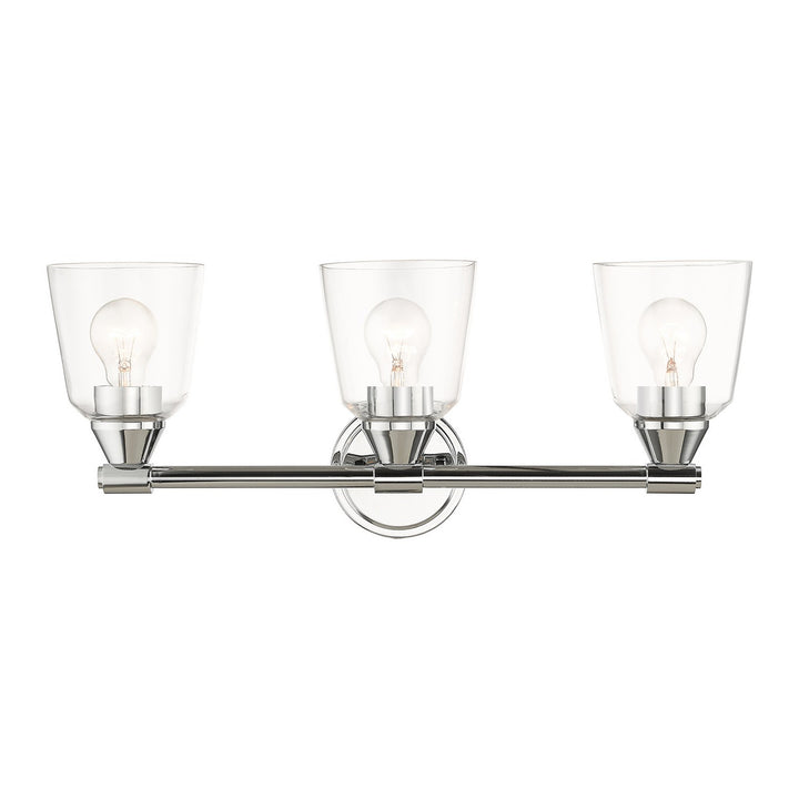 Livex Catania 16783-05 Bath Vanity Light 23 in. wide - Polished Chrome