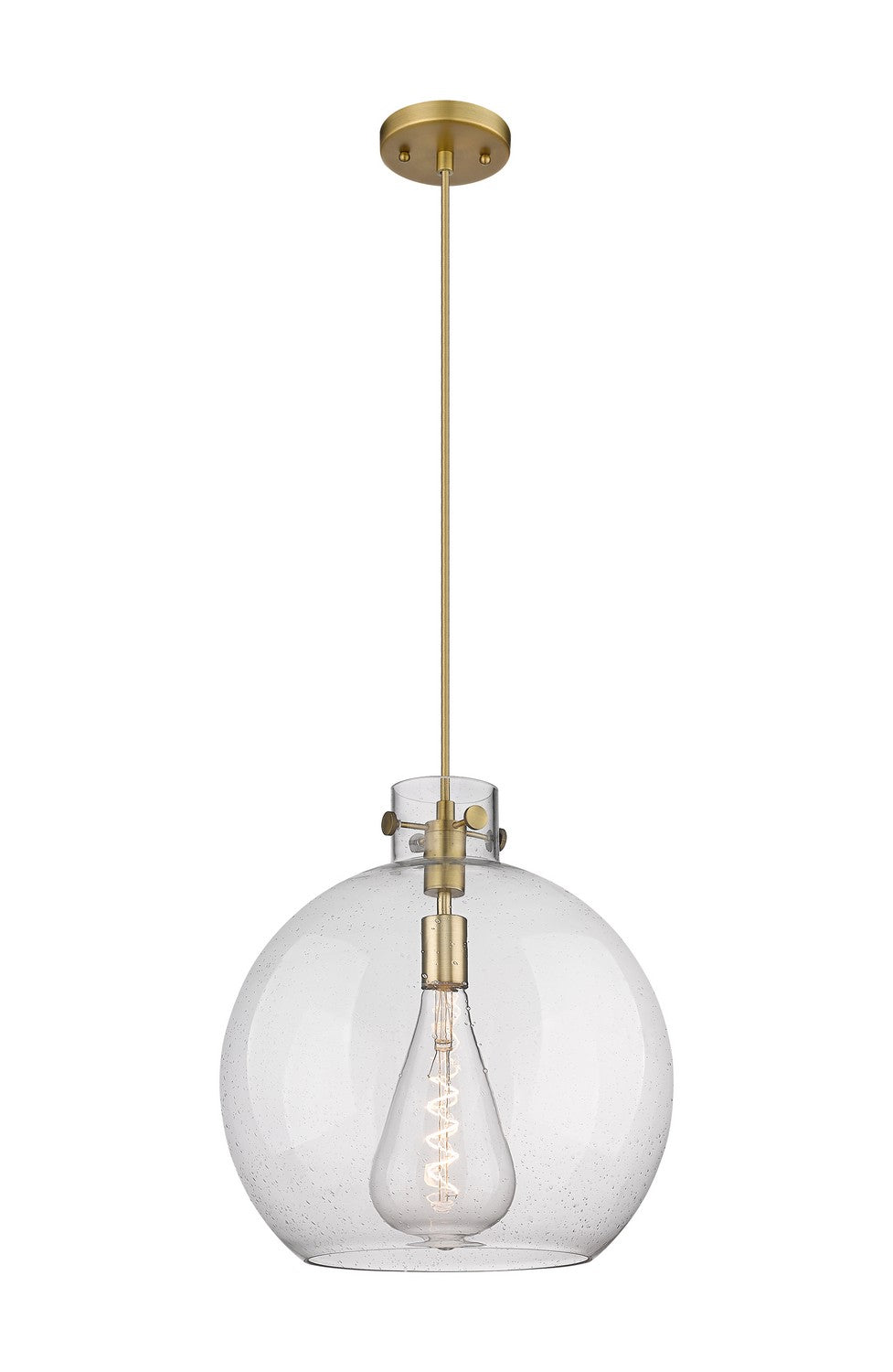 Innovations Newton 410-1PL-BB-G410-16SDY Pendant Light - Brushed Brass