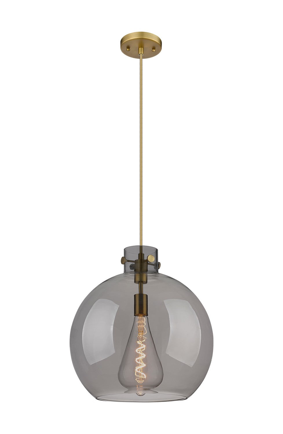 Innovations Newton 410-1PL-BB-G410-16SM Pendant Light - Brushed Brass