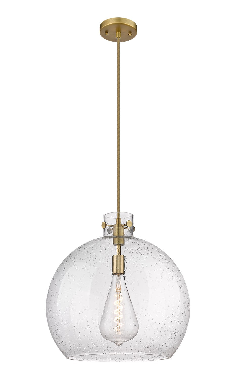 Innovations Newton 410-1PL-BB-G410-18SDY Pendant Light - Brushed Brass