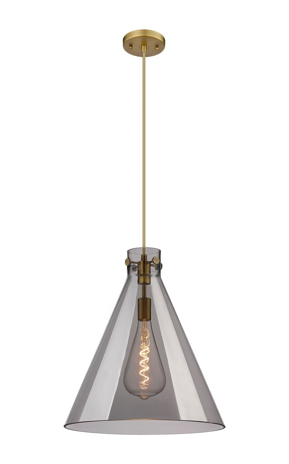 Innovations Downtown Urban 410-1PL-BB-G411-18SM Pendant Light - Brushed Brass
