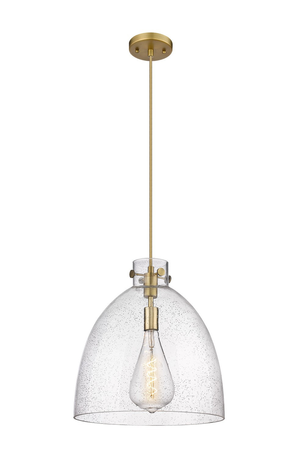 Innovations Downtown Urban 410-1PL-BB-G412-16SDY Pendant Light - Brushed Brass