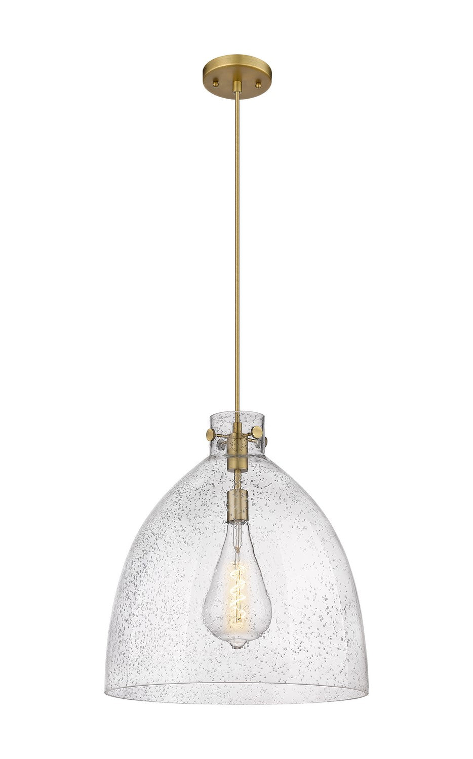 Innovations Downtown Urban 410-1PL-BB-G412-18SDY Pendant Light - Brushed Brass