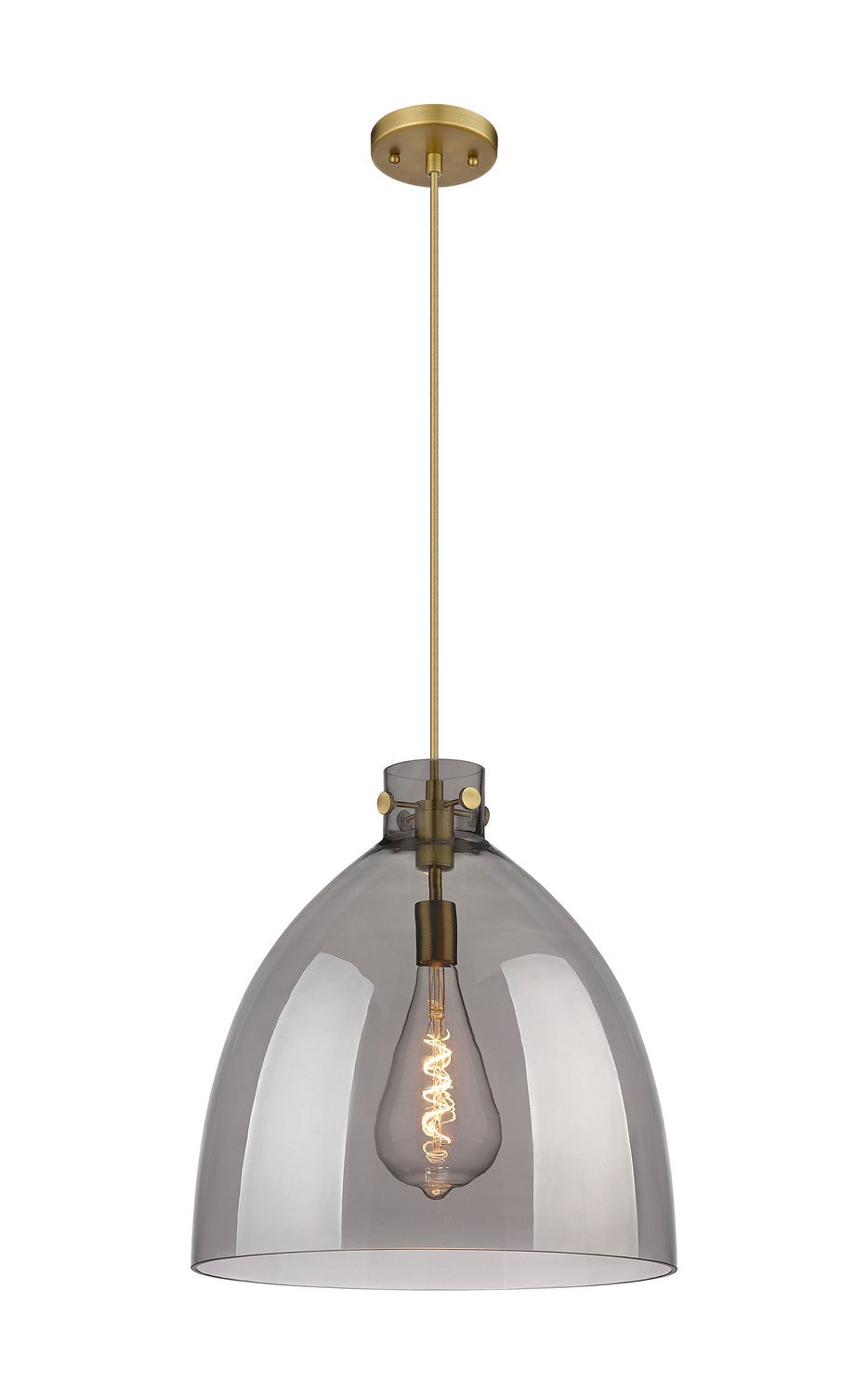 Innovations Downtown Urban 410-1PL-BB-G412-18SM Pendant Light - Brushed Brass