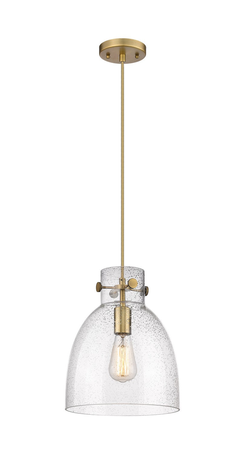 Innovations Downtown Urban 410-1PM-BB-G412-10SDY Pendant Light - Brushed Brass