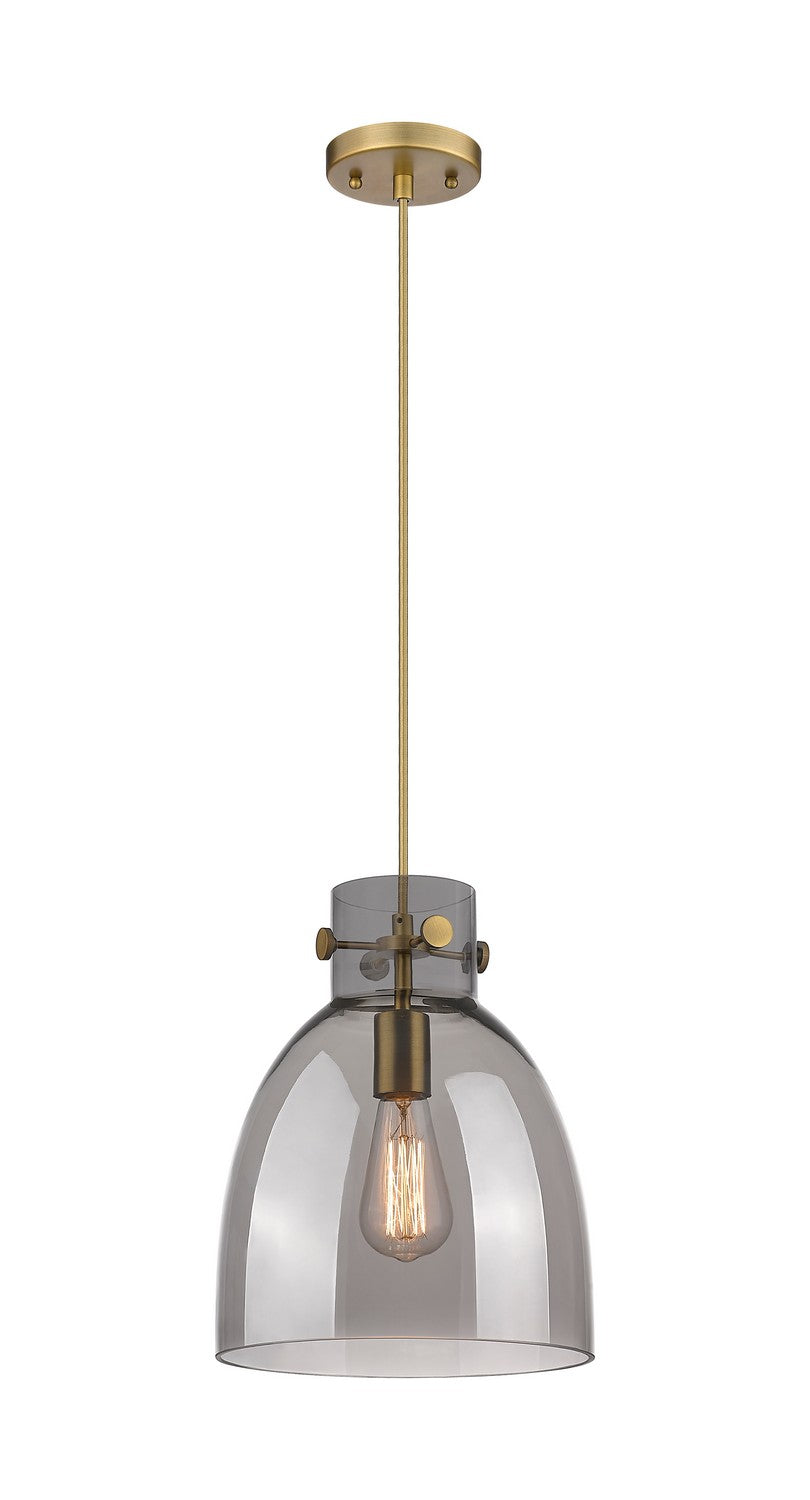 Innovations Downtown Urban 410-1PM-BB-G412-10SM Pendant Light - Brushed Brass