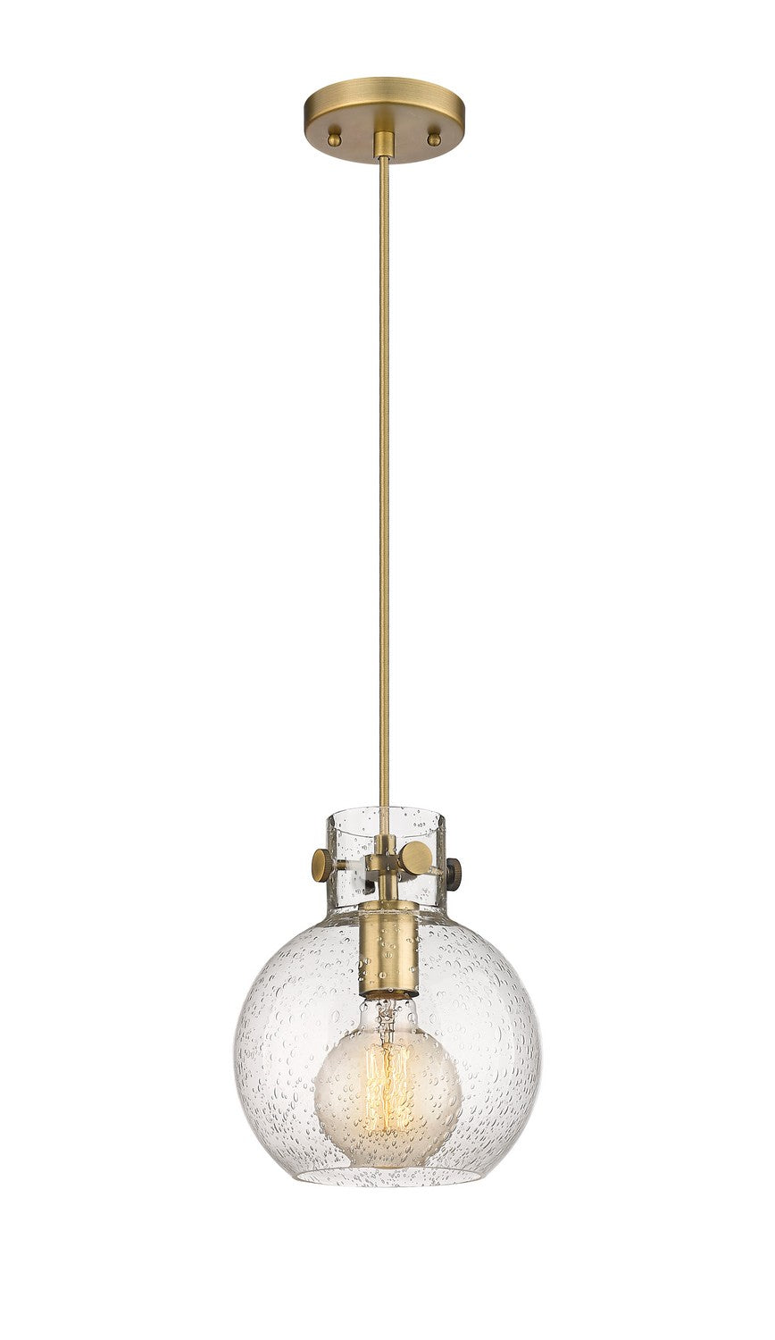 Innovations Newton 410-1PS-BB-G410-8SDY Pendant Light - Brushed Brass