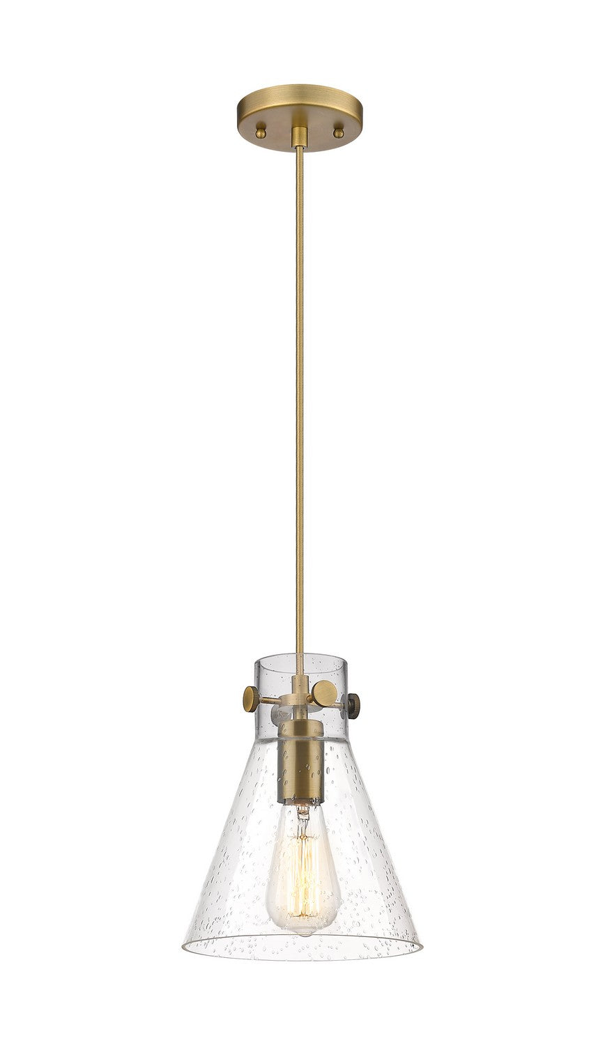 Innovations Downtown Urban 410-1PS-BB-G411-8SDY Pendant Light - Brushed Brass