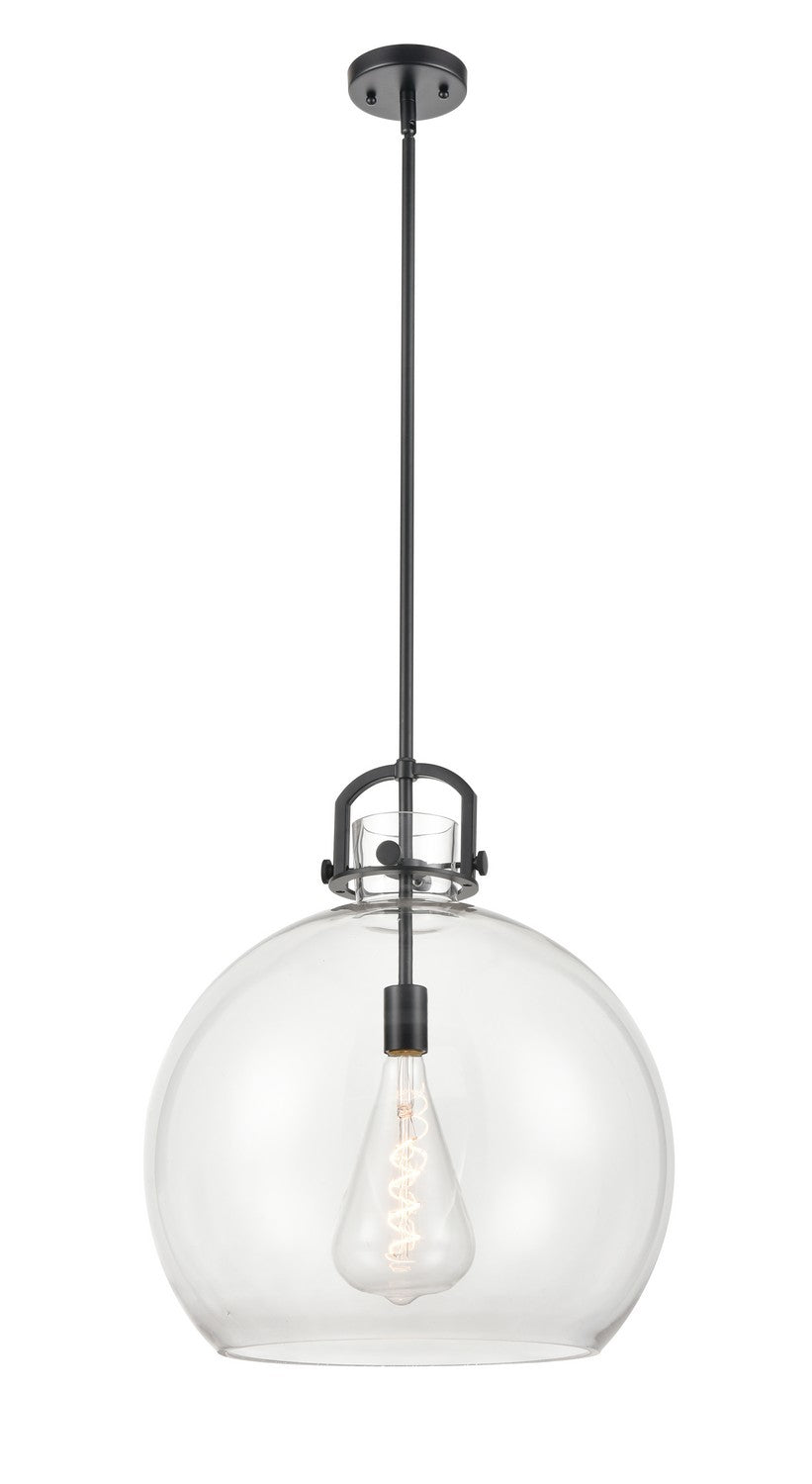 Innovations Downtown Urban 410-1SL-BK-G410-18CL Pendant Light - Matte Black