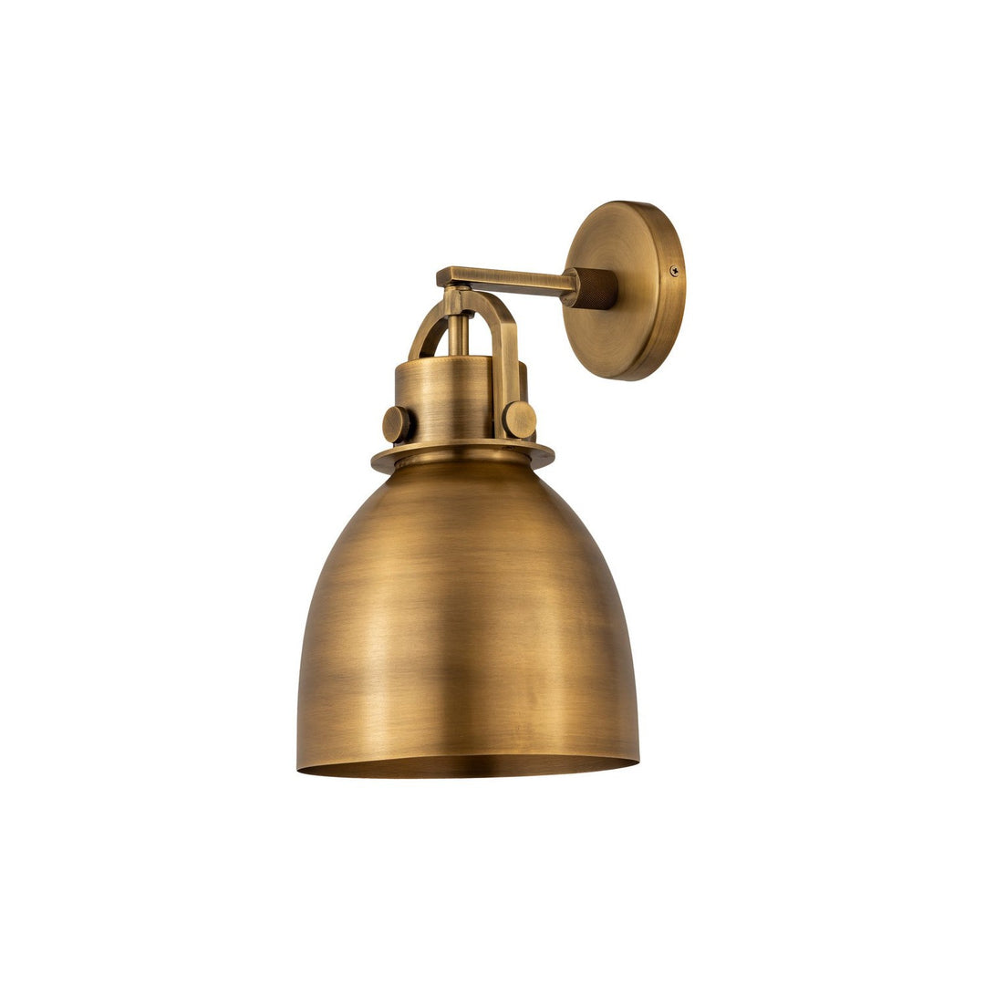 Innovations Downtown Urban 410-1W-BB-M412-8BB Wall Sconce Light - Brushed Brass