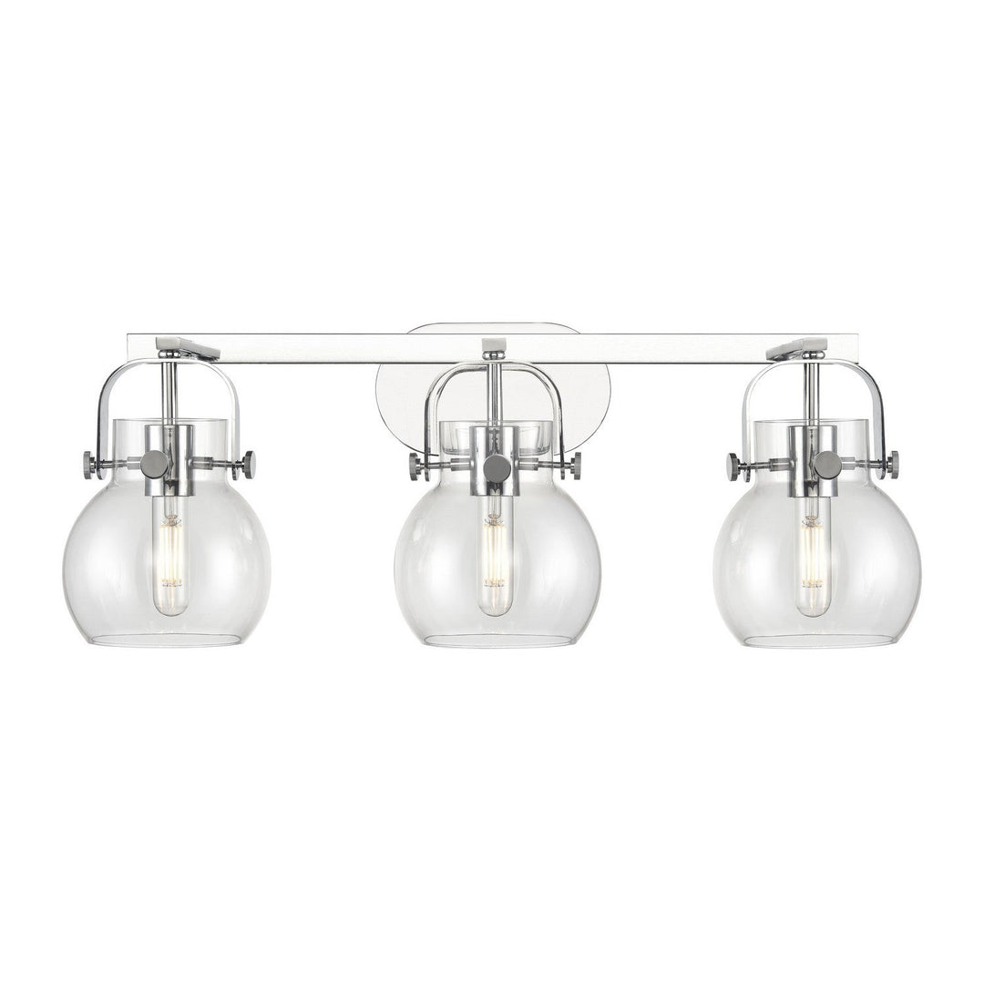 Innovations Downtown Urban 423-3W-PC-G410-6CL Bath Vanity Light 27 in. wide - Polished Chrome