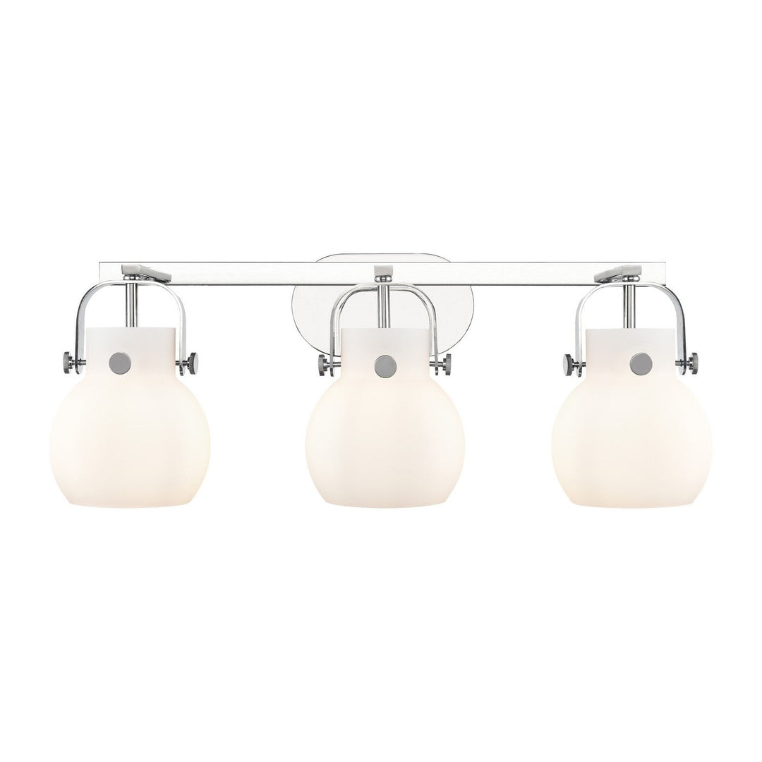 Innovations Downtown Urban 423-3W-PC-G410-6WH Bath Vanity Light 27 in. wide - Polished Chrome