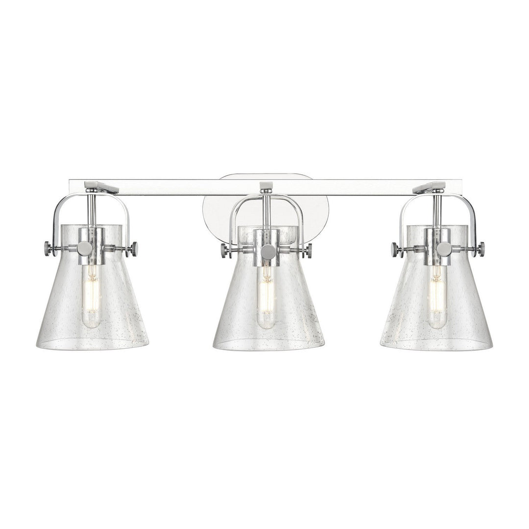 Innovations Downtown Urban 423-3W-PC-G411-6SDY Bath Vanity Light 27 in. wide - Polished Chrome