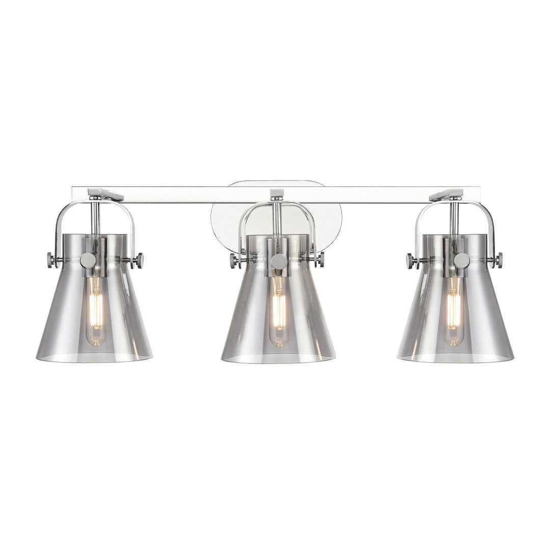 Innovations Downtown Urban 423-3W-PC-G411-6SM Bath Vanity Light 27 in. wide - Polished Chrome