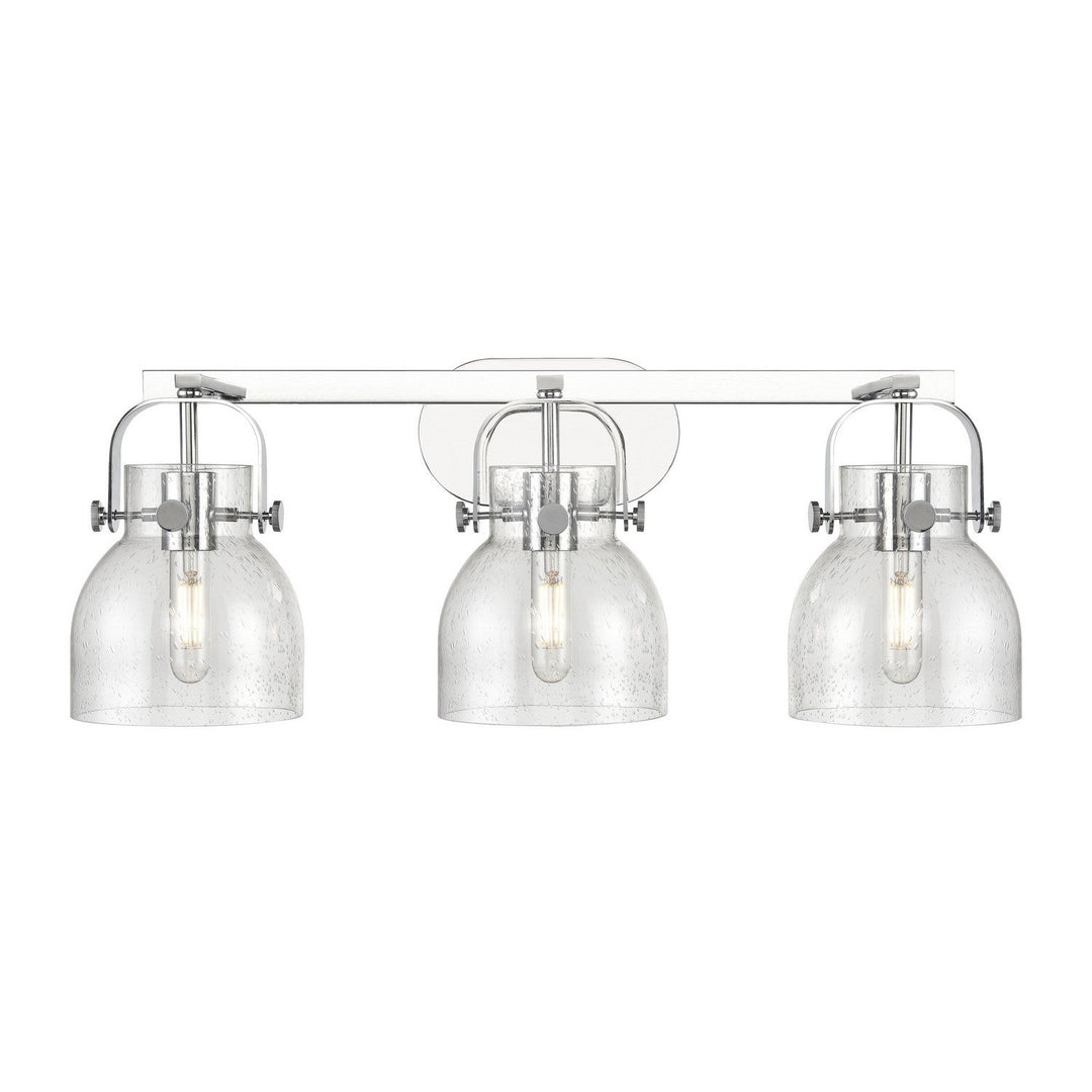 Innovations Downtown Urban 423-3W-PC-G412-6SDY Bath Vanity Light 27 in. wide - Polished Chrome