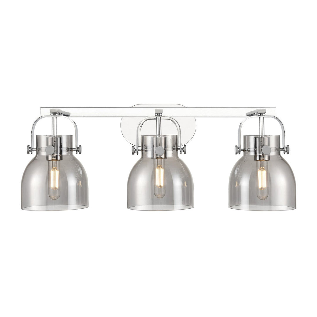 Innovations Downtown Urban 423-3W-PC-G412-6SM Bath Vanity Light 27 in. wide - Polished Chrome