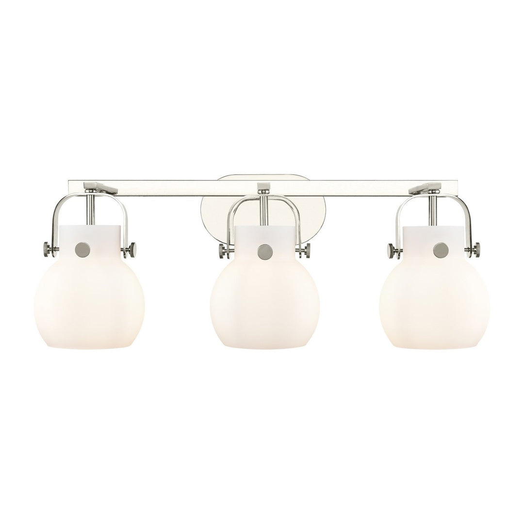 Innovations Downtown Urban 423-3W-PN-G410-6WH Bath Vanity Light 27 in. wide - Polished Nickel