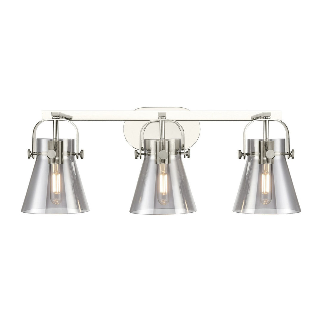 Innovations Downtown Urban 423-3W-PN-G411-6SM Bath Vanity Light 27 in. wide - Polished Nickel