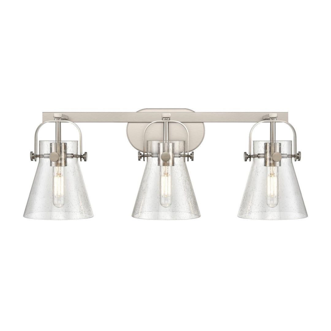 Innovations Downtown Urban 423-3W-SN-G411-6SDY Bath Vanity Light 27 in. wide - Satin Nickel