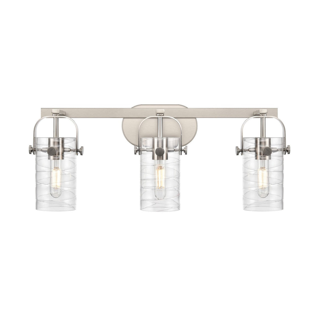 Innovations Downtown Urban 423-3W-SN-G423-7DE Bath Vanity Light 25 in. wide - Satin Nickel
