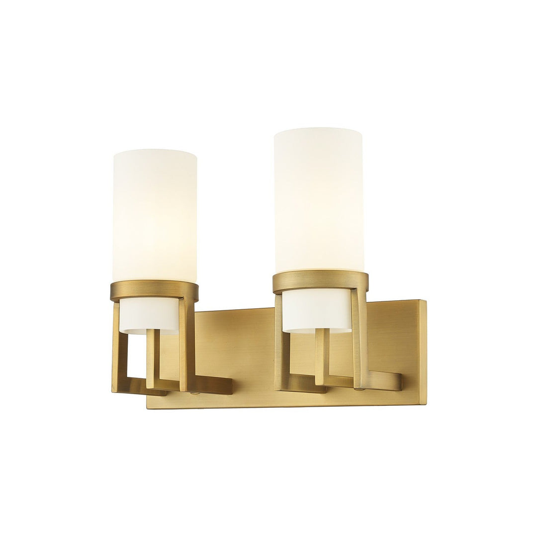 Innovations Downtown Urban 426-2W-BB-G426-8WH Wall Sconce Light - Brushed Brass