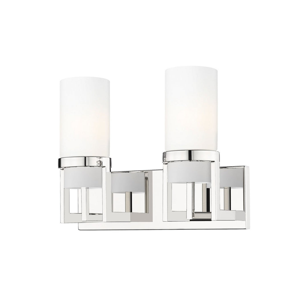Innovations Downtown Urban 426-2W-PN-G426-8WH Wall Sconce Light - Polished Nickel