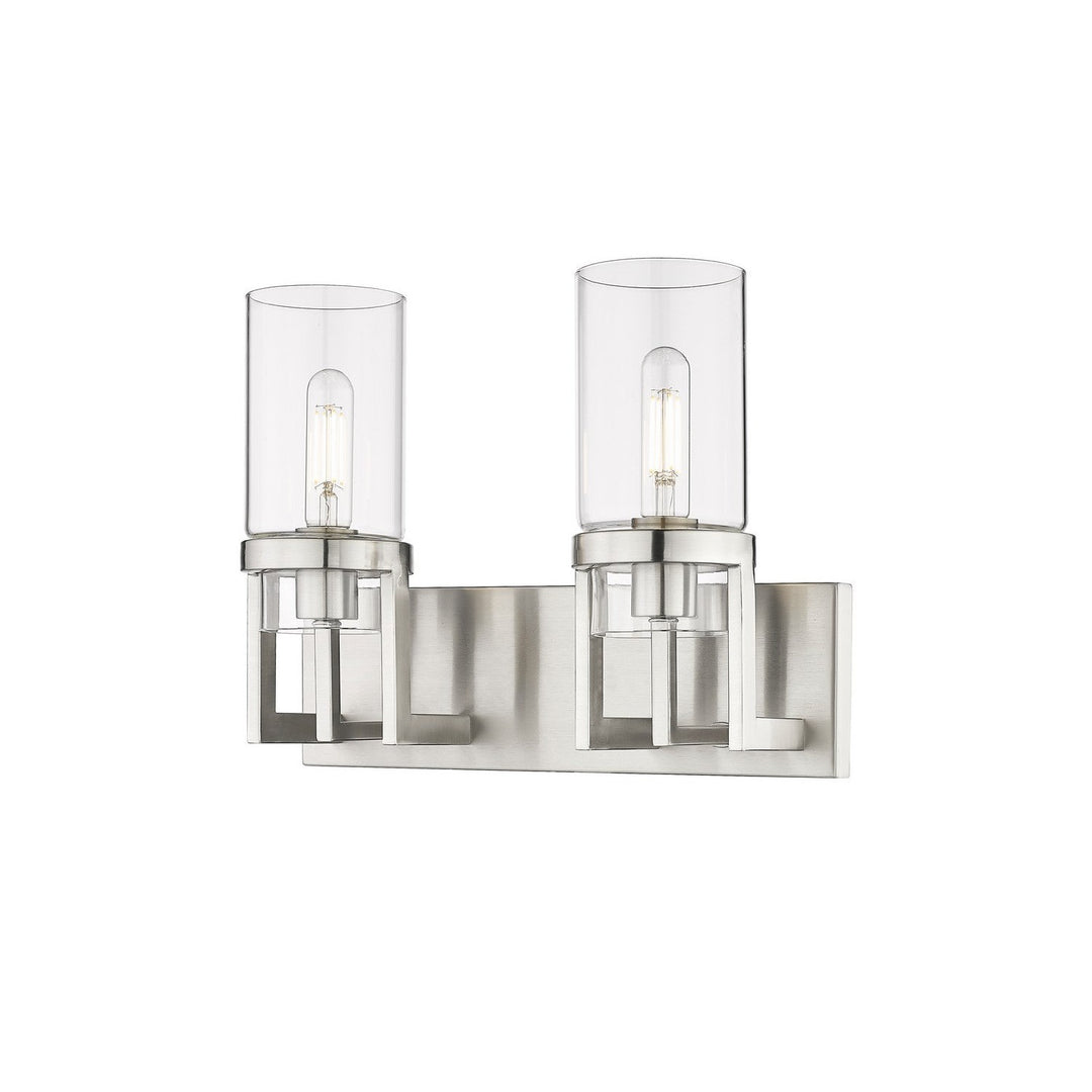 Innovations Downtown Urban 426-2W-SN-G426-8CL Wall Sconce Light - Satin Nickel