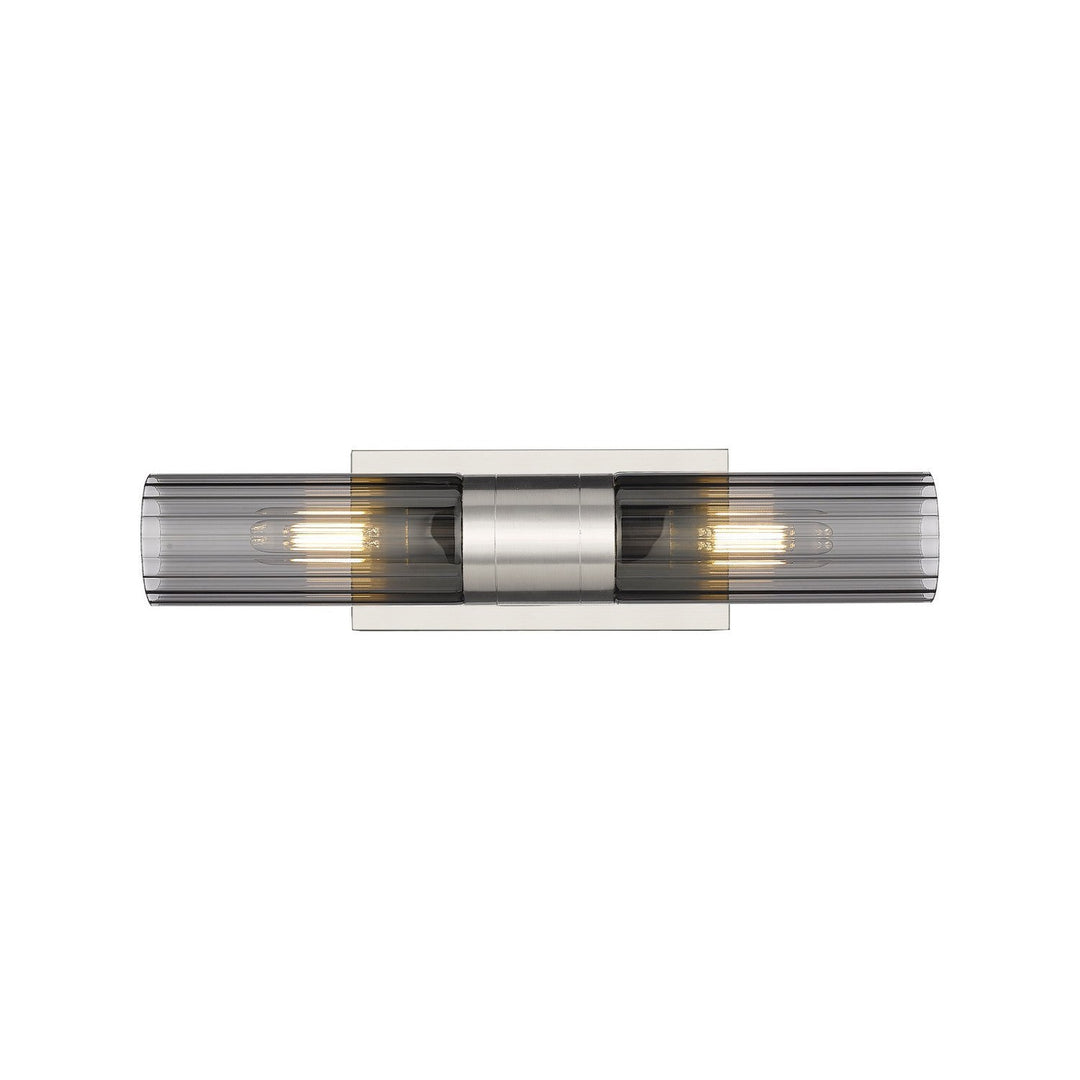 Innovations Downtown Urban 429-2WL-SN-G429-8SM Bath Vanity Light 5 in. wide - Satin Nickel