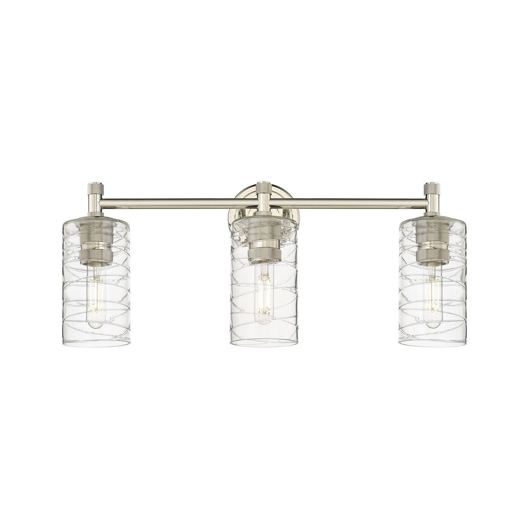 Innovations Downtown Urban 434-3W-PN-G434-7DE Bath Vanity Light 24 in. wide - Polished Nickel