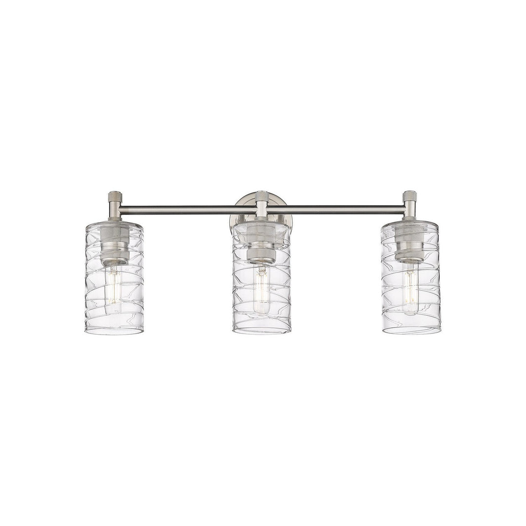 Innovations Downtown Urban 434-3W-SN-G434-7DE Bath Vanity Light 24 in. wide - Satin Nickel
