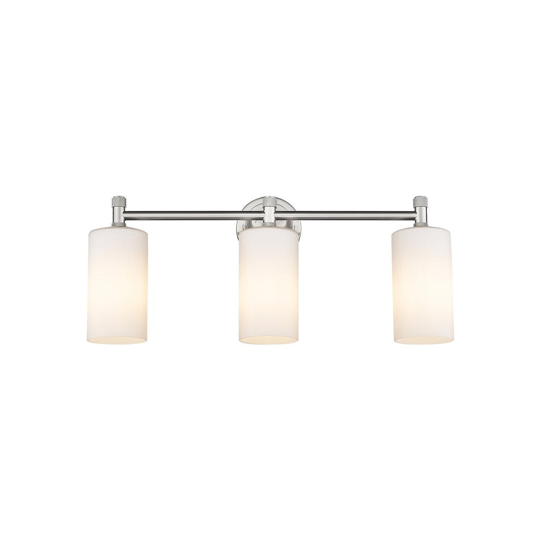 Innovations Downtown Urban 434-3W-SN-G434-7WH Bath Vanity Light 24 in. wide - Satin Nickel