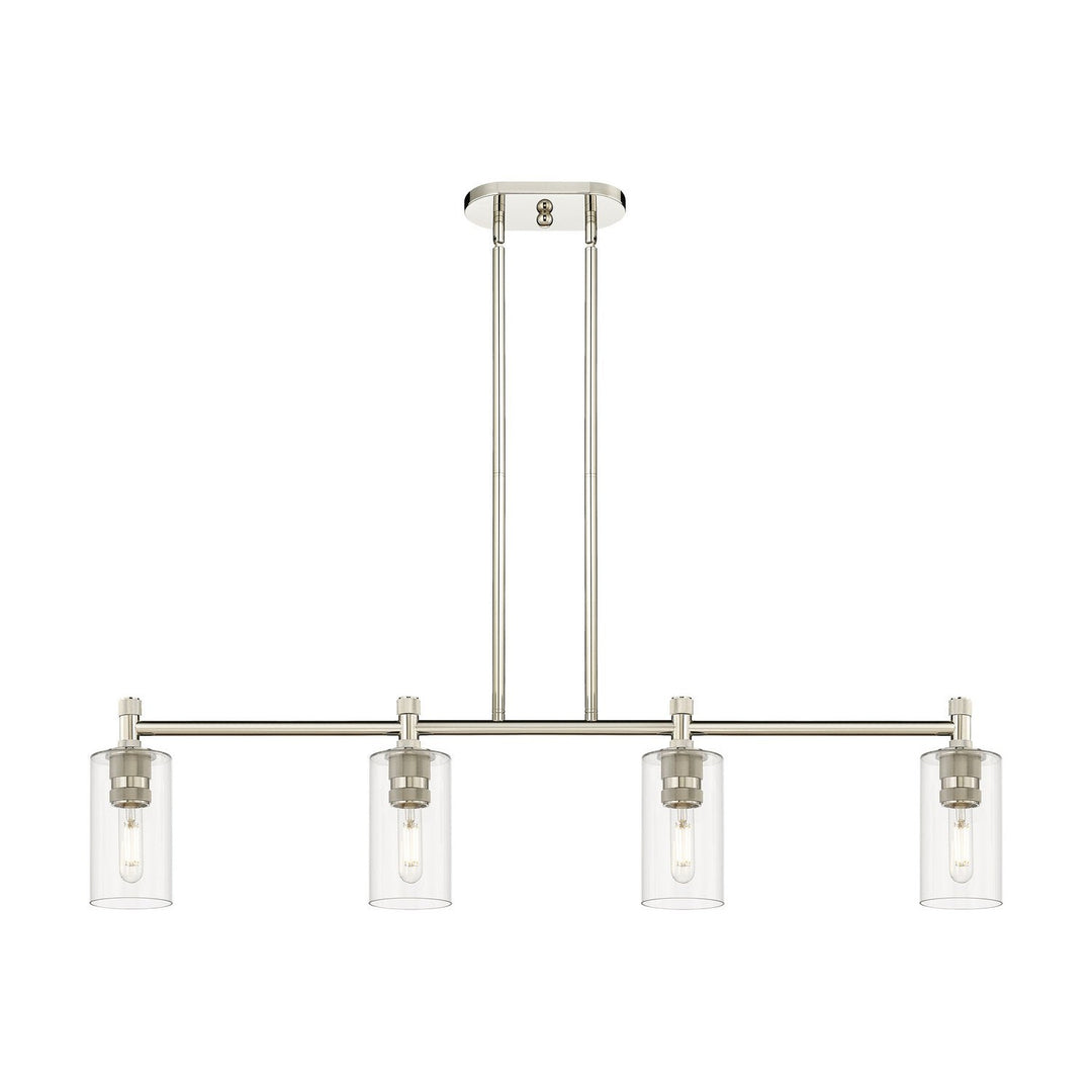 Innovations Downtown Urban 434-4I-PN-G434-7CL Pendant Light - Polished Nickel