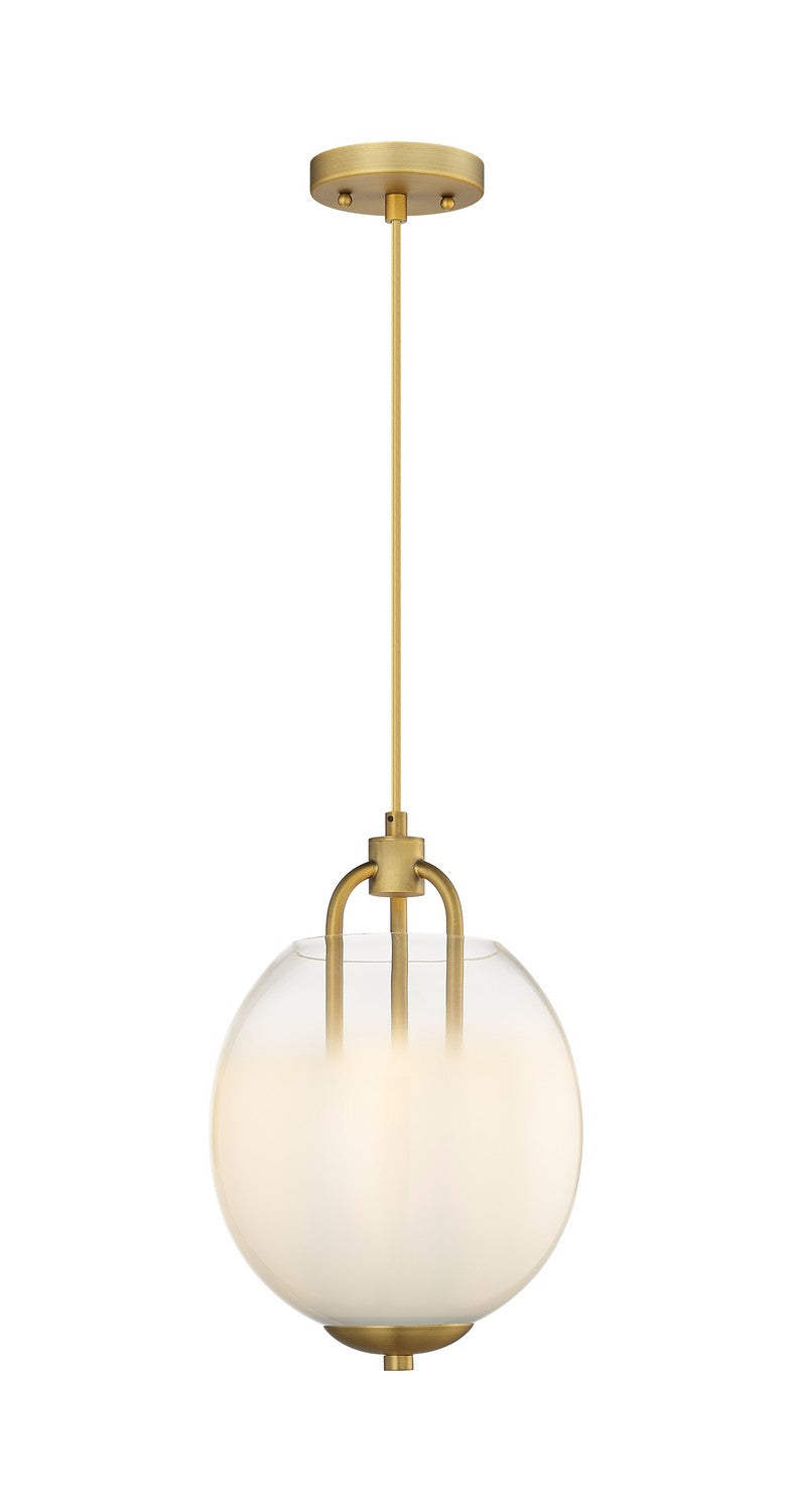 Innovations Downtown Urban 453-3P-BB-G453-10WCL Pendant Light - Brushed Brass