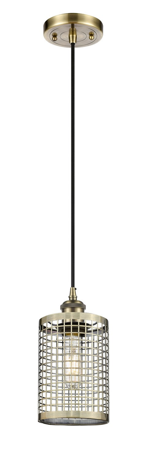 Innovations Downtown Urban 516-1P-AB-M18-AB Pendant Light - Antique Brass