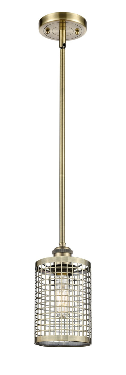 Innovations Downtown Urban 516-1S-AB-M18-AB Pendant Light - Antique Brass