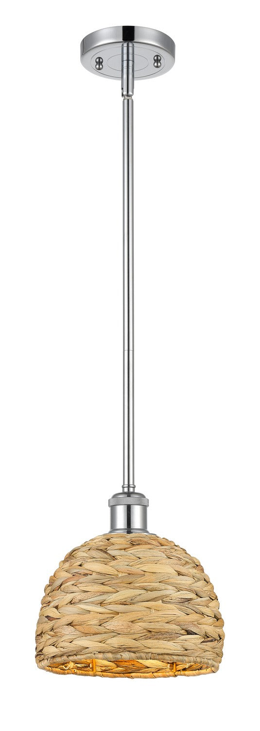 Innovations Downtown Urban 516-1S-PC-RBD-8-NAT Pendant Light - Polished Chrome