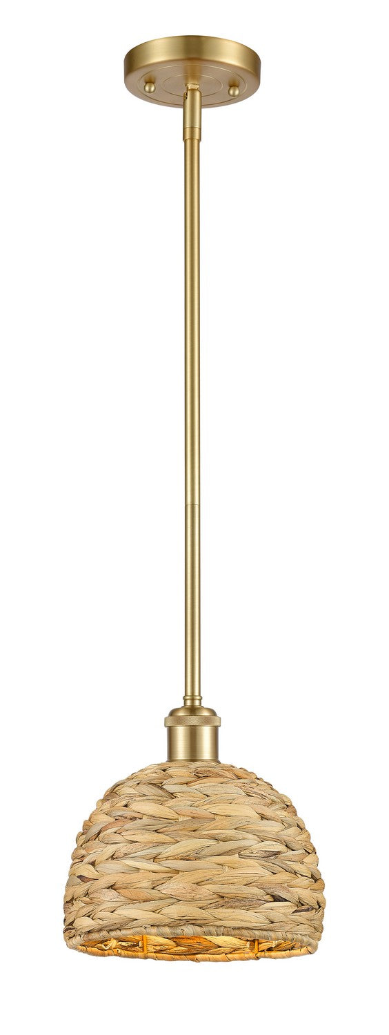 Innovations Downtown Urban 516-1S-SG-RBD-8-NAT Pendant Light - Satin Gold