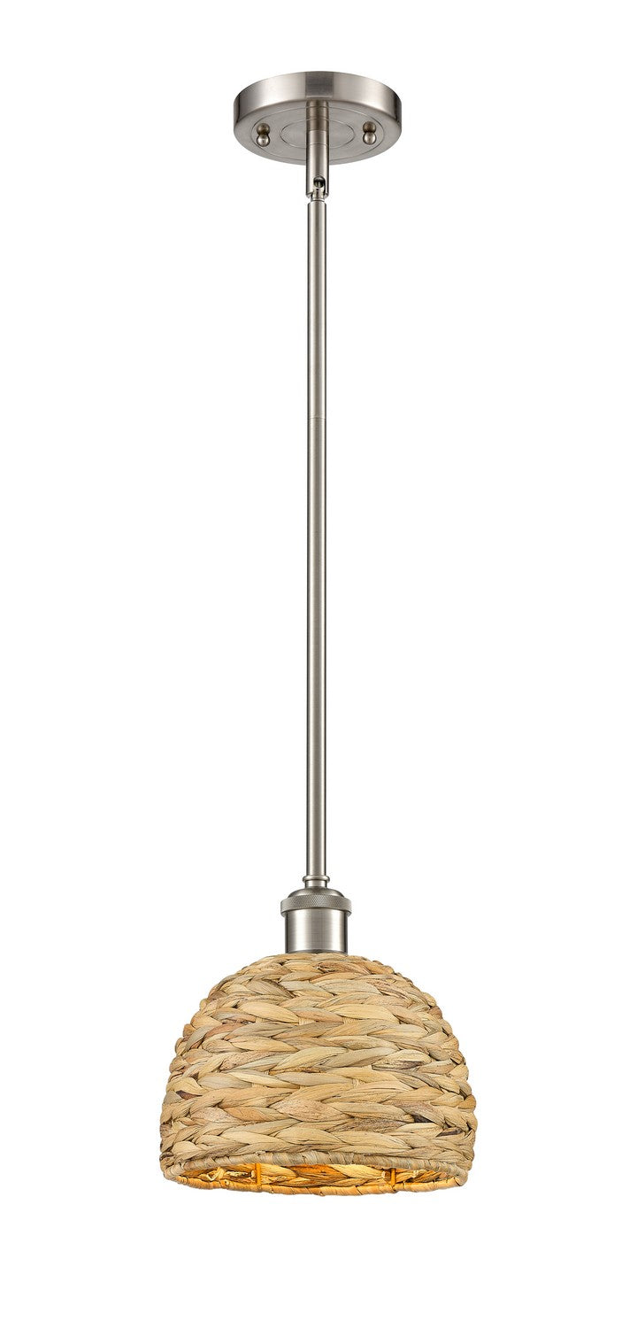 Innovations Downtown Urban 516-1S-SN-RBD-8-NAT Pendant Light - Satin Nickel