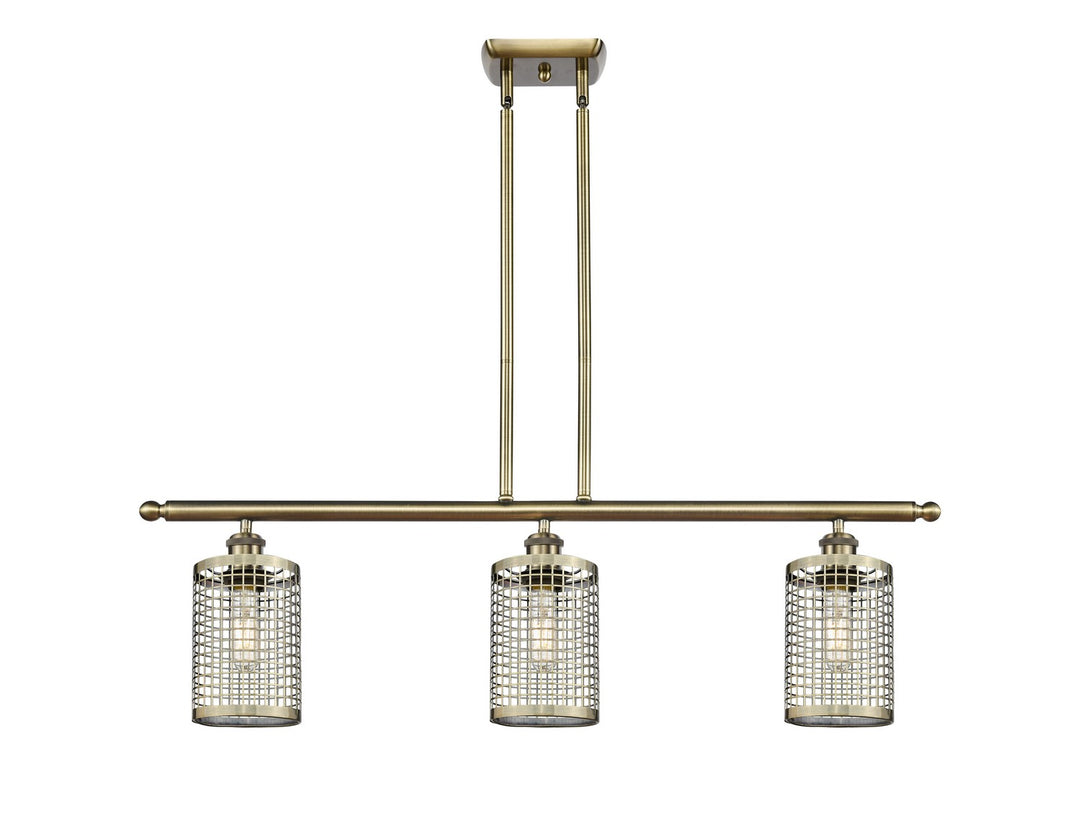 Innovations Downtown Urban 516-3I-AB-M18-AB Pendant Light - Antique Brass