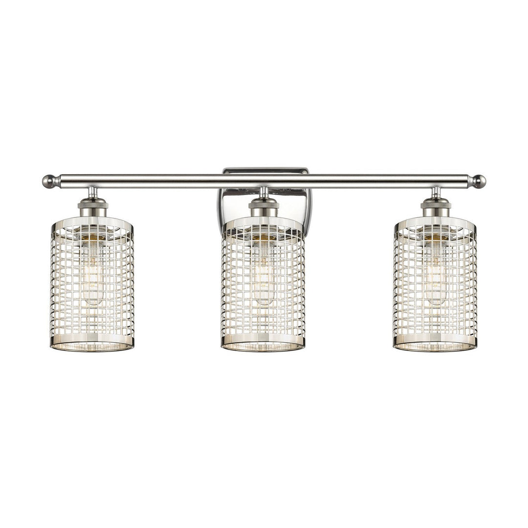 Innovations Downtown Urban 516-3W-PN-M18-PN Bath Vanity Light 26 in. wide - Polished Nickel