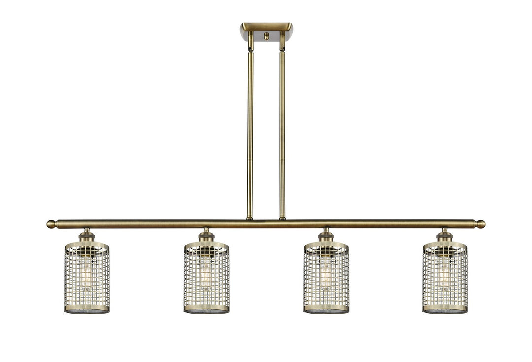 Innovations Downtown Urban 516-4I-AB-M18-AB Pendant Light - Antique Brass
