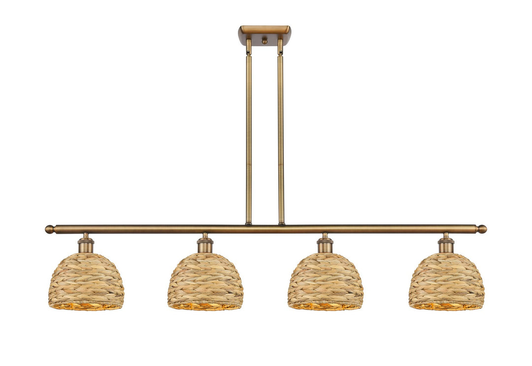 Innovations Downtown Urban 516-4I-BB-RBD-8-NAT Pendant Light - Brushed Brass